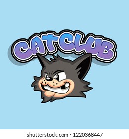 Cartoon cat character