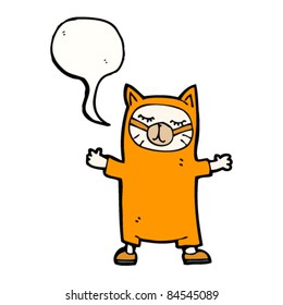 cartoon cat costume