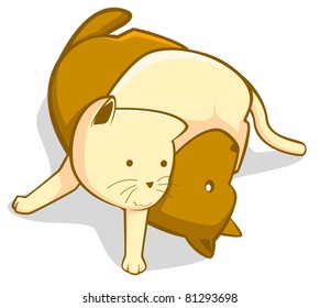 cartoon cat and dog