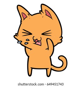 silbido de gatos de dibujos animados