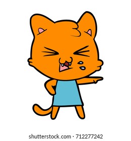silbido de gatos de dibujos animados