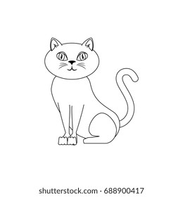 cartoon cat icon