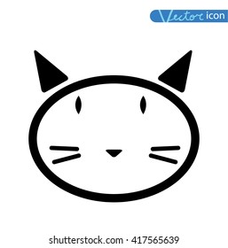 cartoon cat  illustration, vector.
