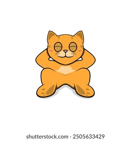 cartoon cat images, vector cats, orange cats, cute cats, cat stickers, cute vector cats