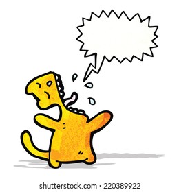 maullar a gato de dibujos animados