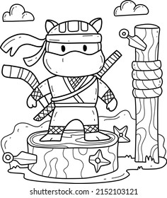 63 Cat Ninja Coloring Pages  Best HD