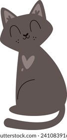 Cartoon Cat Pet Vector Illustration