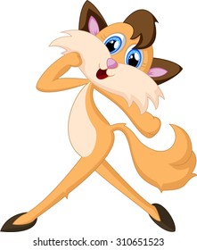cartoon of cat posing animal 