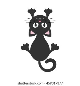 cartoon cat scratching