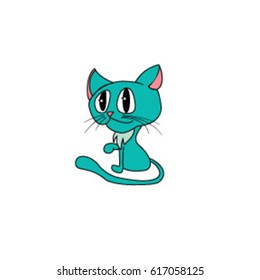 cartoon cat vector