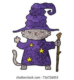 cartoon cat wizard