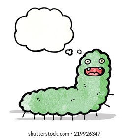 Cartoon-Raupe