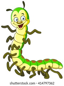 Cartoon caterpillar