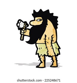 cartoon cave man