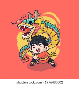 cartoon celebration of chinese culture. cute and cool asterisk.