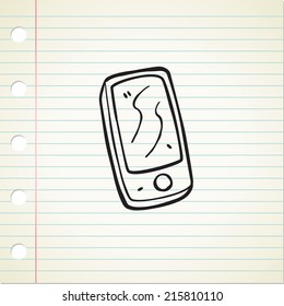 cartoon cellphone