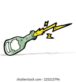 cartoon champagne bottle;