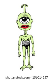 Cartoon Character Alien
