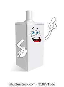 Cartoon character of a boiler