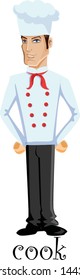 Cartoon character - cook