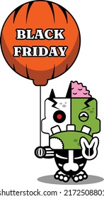 cartoon character costume vector illustration
zombie bone mascot black friday sale