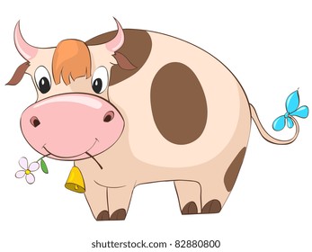 Cartoon Character Cow