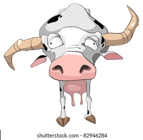 Cartoon Character Cow