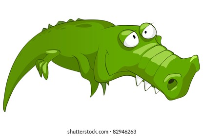 Cartoon Character Crocodile