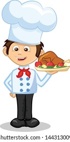 Cartoon character - cute cook