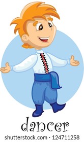 Cartoon character dancer