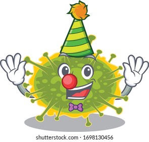 cartoon character design concept of cute clown insthoviricetes