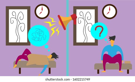 cartoon character design with the theme of waking up