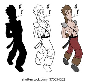 Cartoon character draw