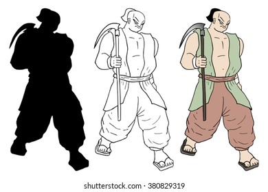 Cartoon character draw