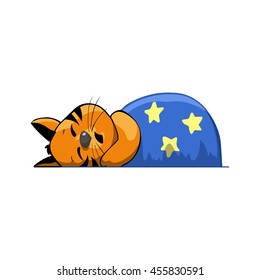Cartoon Character.  Emotion: sleeping
