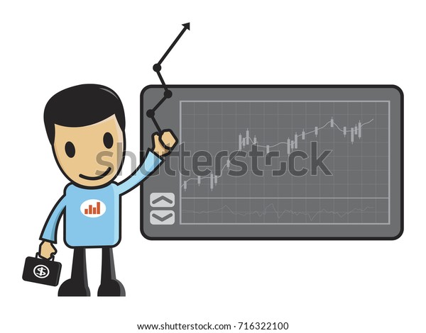 Cartoon Character Forex Market Trading Stock Stock Vector Royalty - 