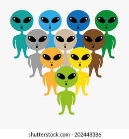 Cartoon Character Funny Alien