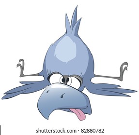 Cartoon Character Funny Bird