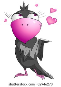 Cartoon Character Funny Bird