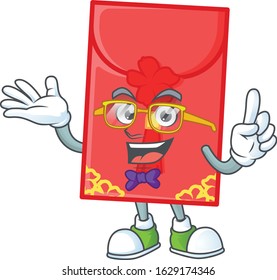 cartoon character of Geek chinese envelope design