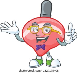 cartoon character of Geek chinese red tops toy design