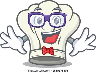 cartoon character of Geek cook hat design