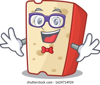 cartoon character of Geek dutch cheese design