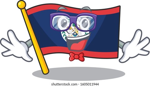 cartoon character of Geek flag belize design
