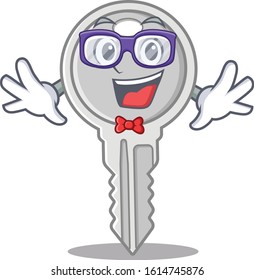 cartoon character of Geek in key design
