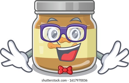 cartoon character of Geek peanut butter design