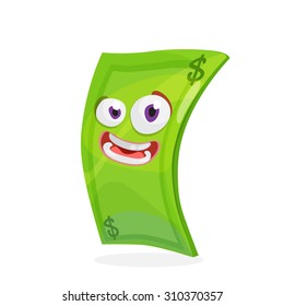 cartoon character green funny dollar
