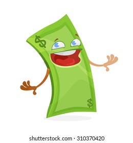 cartoon character green funny dollar