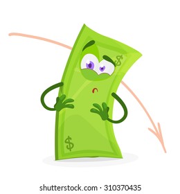 cartoon character green funny dollar