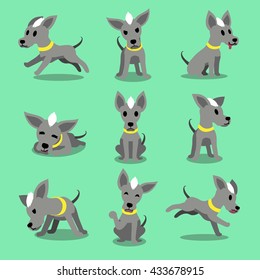 Cartoon Character Hairless Dog Poses Stock Vector (Royalty Free
